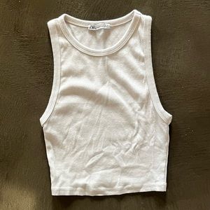 Zara White Tank